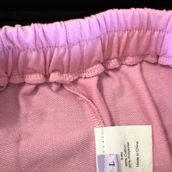 Women's Large Pink Comfy Set - Picture 7 of 9
